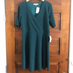The Vanity Room | Emerald Green Glitter Dress NWT
